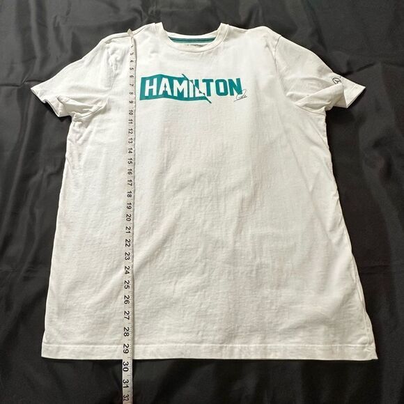 Lewis Hamilton No.44 Petronas Mercedes F1 Grand Prix Short Sleeve T-shirt Size L - Picture 8 of 9